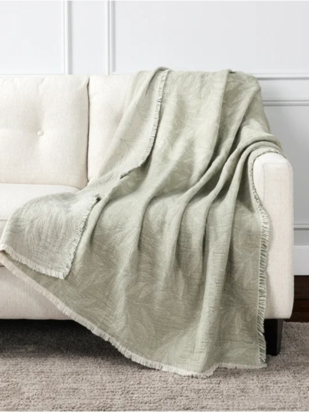 NWT Made in Portugal - Life Comfort Reversible Cotton Oversized Throw​